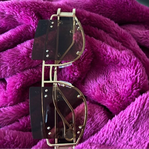 Savage FENTY AntiSocial frames square sunglasses eyewear logo glasses accessory